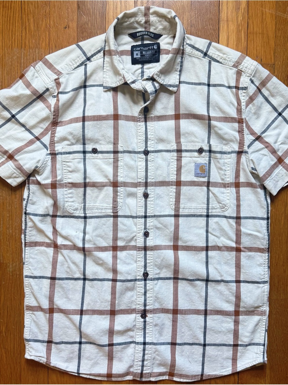 Carhartt Rugged Flex Relaxed Fit Short Sleeve Button Up Shirt